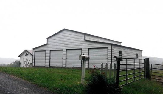 48' x 26' a-frame barn, , choice metal buildings